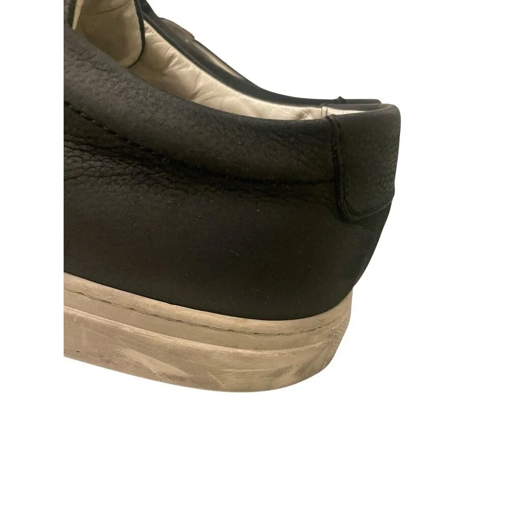 Common Projects Achilles Low Black White Leather Sneakers US 12 EU 45 Italy
